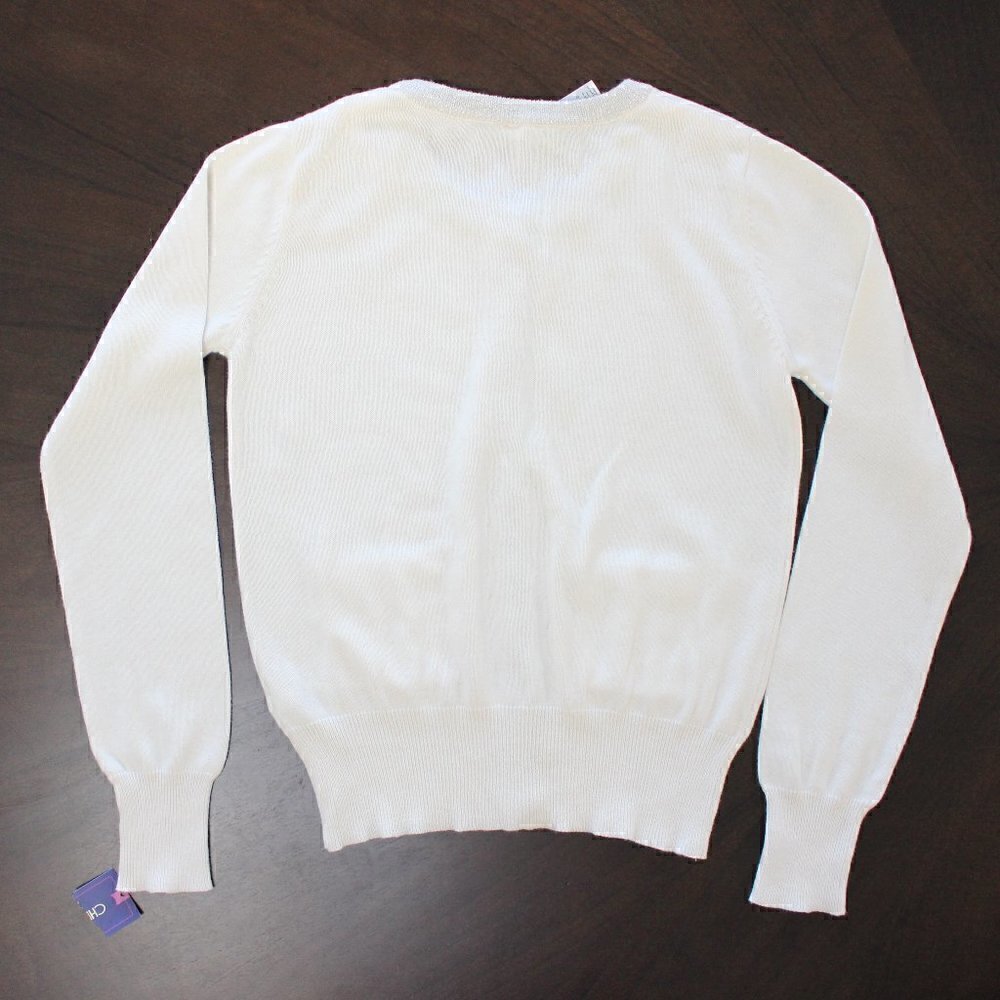 Cherokee Rhinestone Cardigan Sweater, New with Tags, Large (10-12)‌‌‌‌‌ - Picture 3 of 6